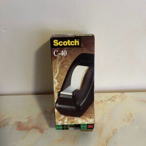 Vintage 3M Scotch C-40 Heavy Weighted Tape Dispenser NEW IN BOX